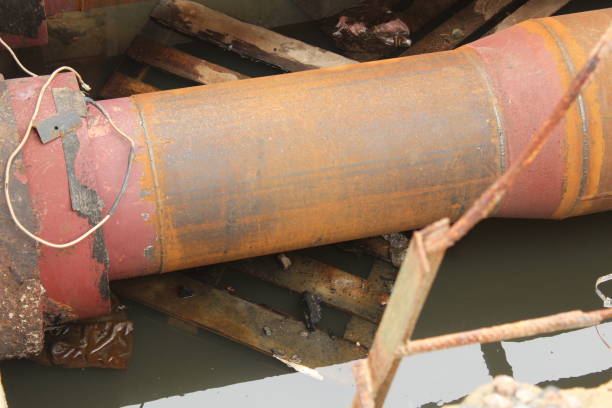 istock Replacement of the water supply. repair work 2204931792