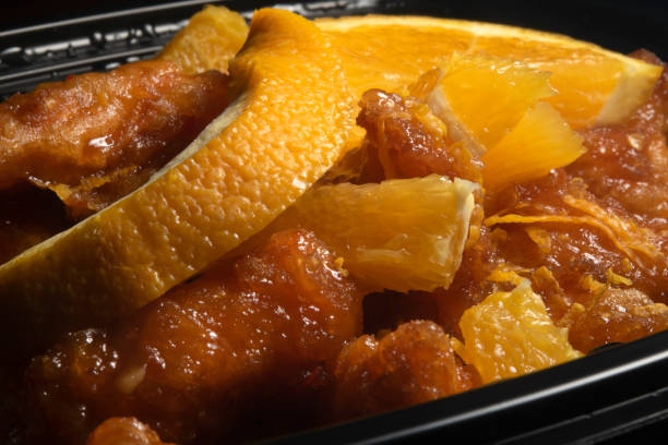 istock Orange Chicken To-Go Close Up 2204939442