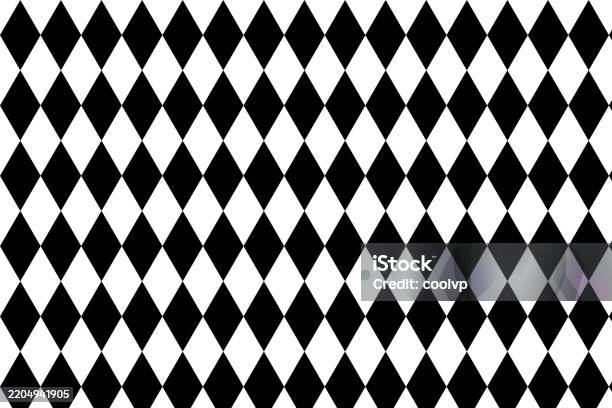 Diamond Check Pattern Black And White Checkered Diamond Pattern Checkered Diamond Background ...