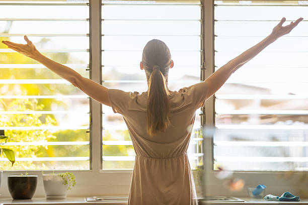 istock Woman enjoying her day off at home. 2204943743