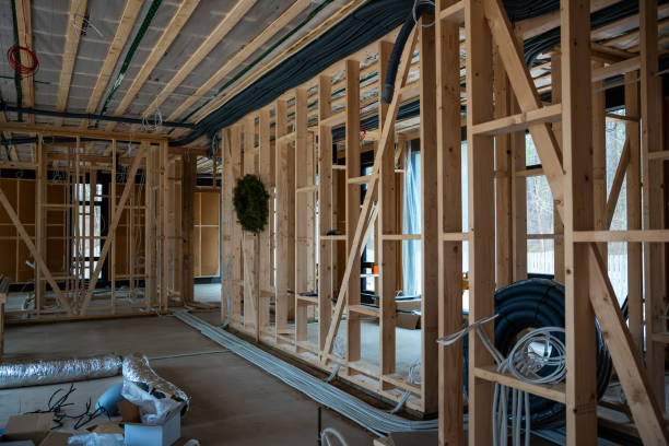 istock Interior of House Under Construction with Ventilation System 2204944991