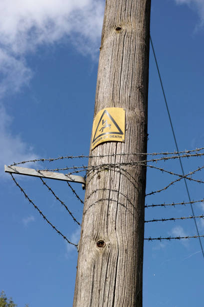 istock A warning danger sign and barbed wire 2204952706