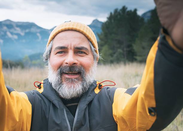 istock Selfie in a Mountainous Landscape 2204958250