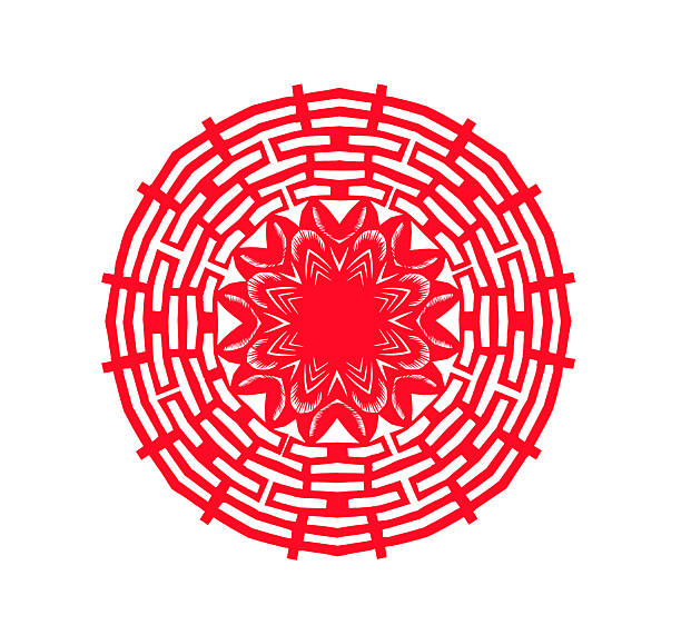 istock traditional Chinese paper-cut works 2204961104