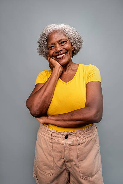 istock Confident Senior Woman Smiling with Warmth and Positivity 2204968707