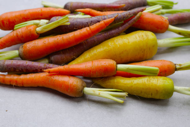 istock Fresh carrot vegetables, Ripe carrots 2204972554