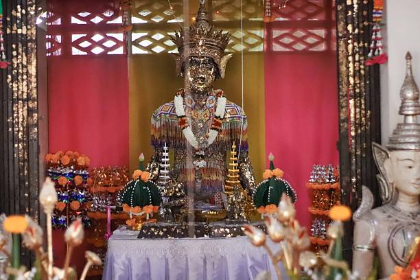 istock Statue of Khun Sri Sattha, the first Nora in Thailand 2204980448