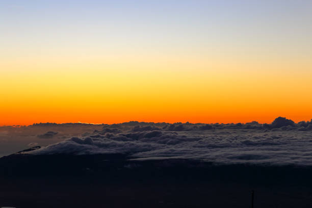 Magnificent sunset at Haleakala in Maui