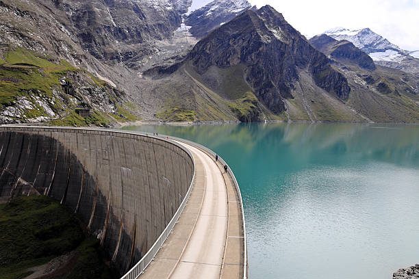 Kolnbrein Dam in Carinthia, Austria.