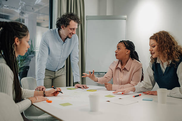 istock Business team collaborating on a project during a meeting 2204991586