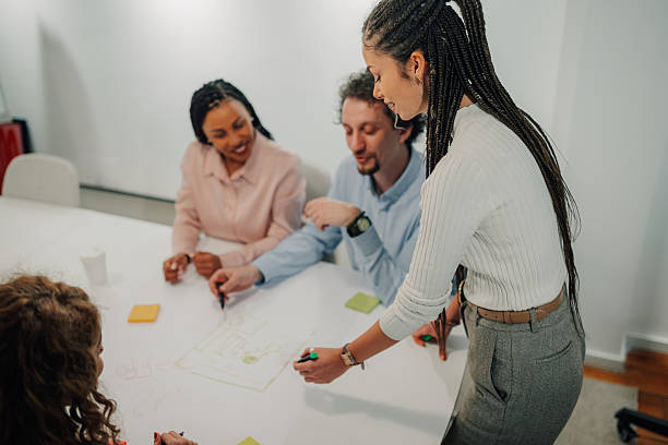 istock Creative business team brainstorming during a meeting 2204991638