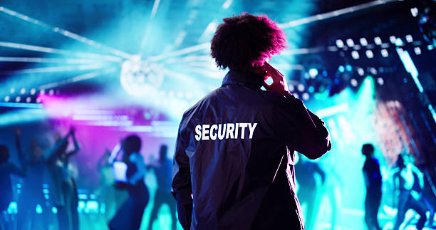istock Protecting the crowd at the club event 2204992390