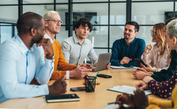 istock Business persons on meeting 2204992489
