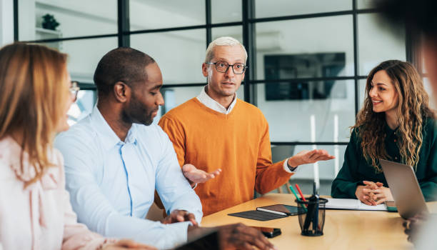 istock Business persons on meeting 2204992493