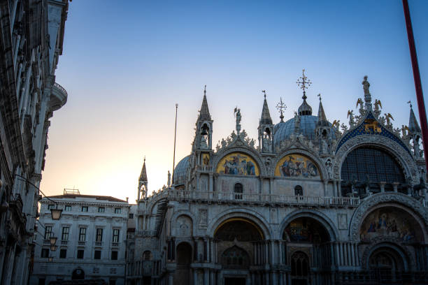 istock Venice Italy San Marcos during sunrise 2205002794
