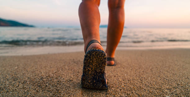istock solo walks on the beach 2205004482