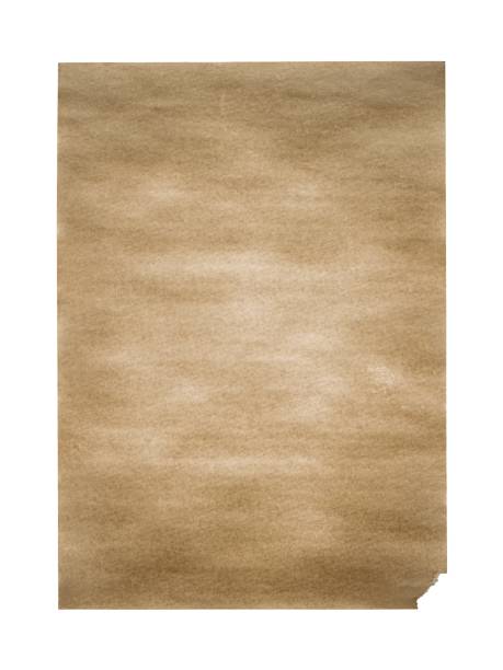 istock Textured old brown watercolor paper sheet placed flat 2205011762