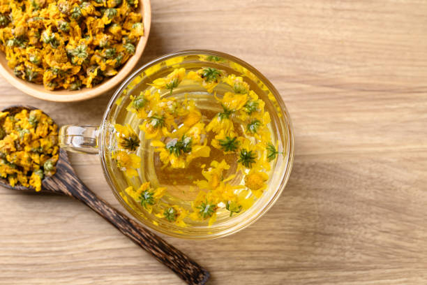 istock Chrysanthemum tea, Healthy herbal drink 2205012971