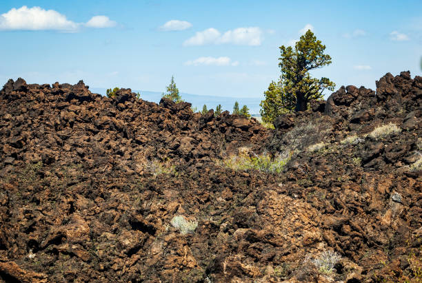 istock Rugged Lava Field at Lava Beds National Monument 2205020293