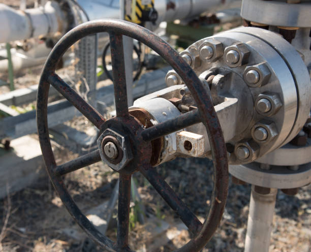istock The oil production valves 2205024383