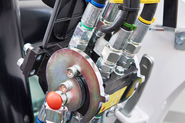 istock Hoses of hydraulic machine 2205025457