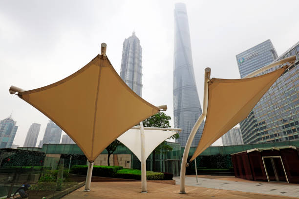 CBD Scenery of Shanghai Lujiazui