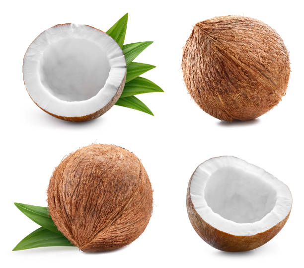 istock Coconut isolated on white backgroundCoconut isolated on white background 2205028418