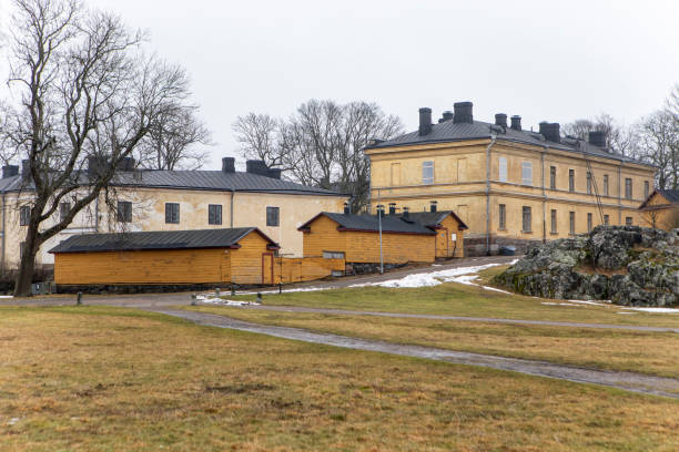 istock Old buildings on Suomenlinna 2205030199