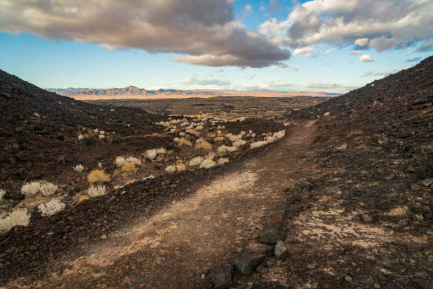 istock Trail To Amboy Crator, California 2205034096