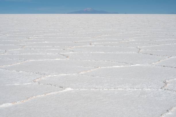 istock Salar de Uyuni Hexagonal Salt Flats Near Tunupa 2205039995