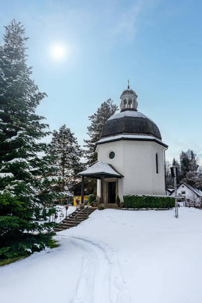 istock The Silent Night Chapel in Oberndorf, Austria during winter 2205049796