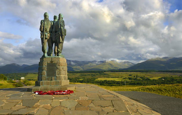 The Commando Memorial - This area is dedicated to the memory of all Comandos who gave their lives in the service of his country during the 1939-1945 War. Fort William, Scotland, United Kingdom