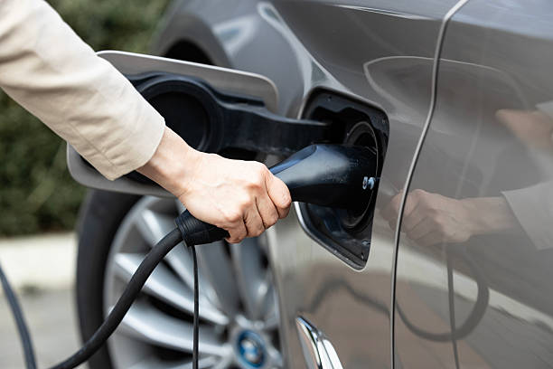 istock Eco friendly electric vehicle charge. 2205072282