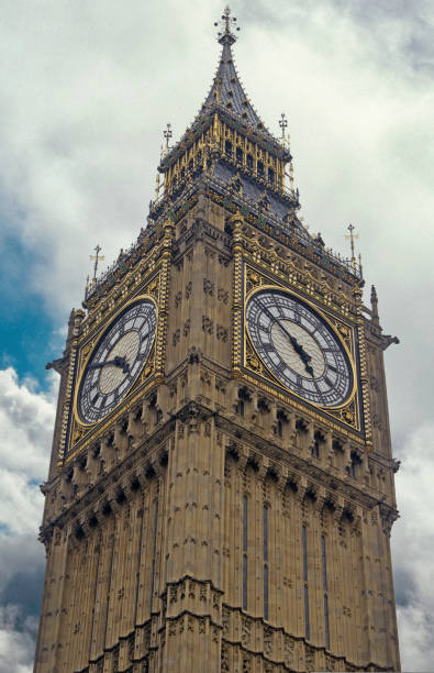 Close-up on the Big Ben, London