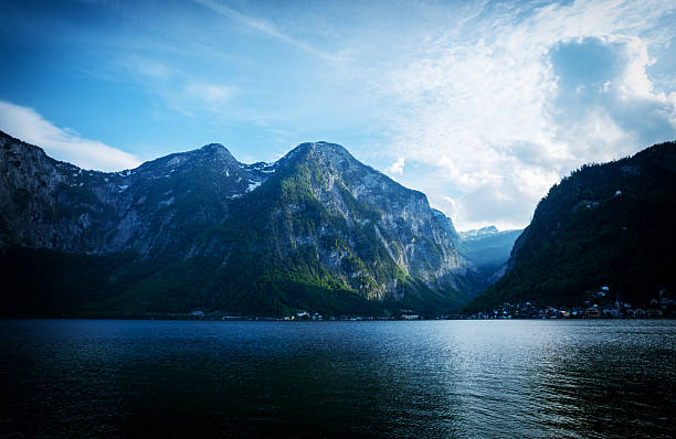 istock Alps mountains at the Hallsattter see 2205083166