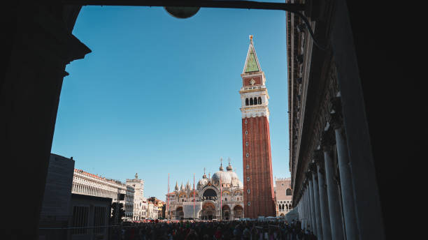 istock Discover vibrant Venice and its iconic St. Marks Campanile 2205086337