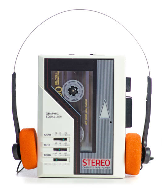 istock vintage cassette tape player with headphones 2205093102