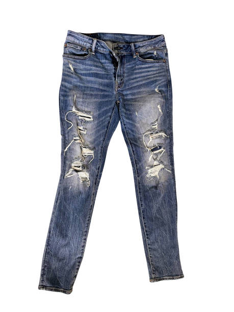 istock No Brand ripped blue jeans 2205097047