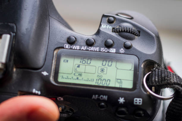 istock Close up shot of worn out camera body. Technology 2205098928