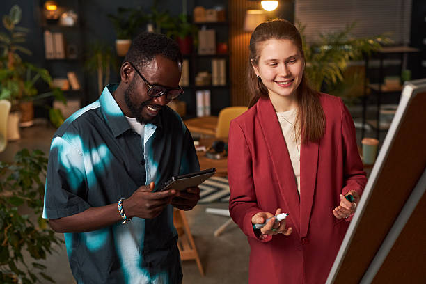 istock Colleagues Planning Startup Project In Team 2205102683