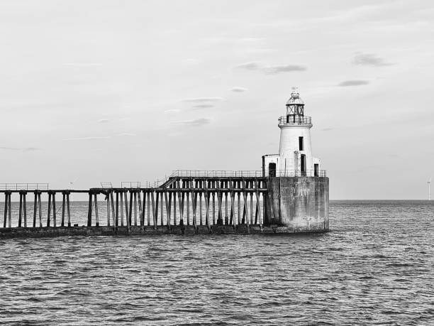 Blyth lighthouse in Northumberland
