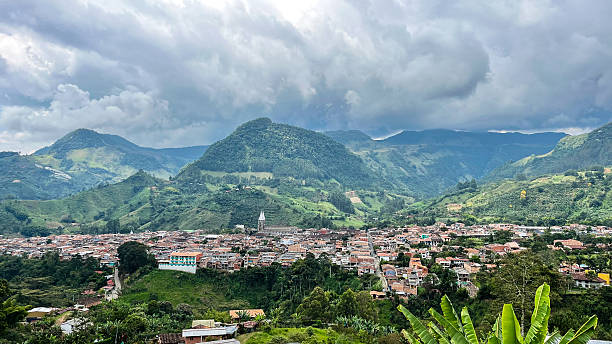 istock Jerico; Antioquia in Colombia surrounded with mountains landscape Ands 2205106549