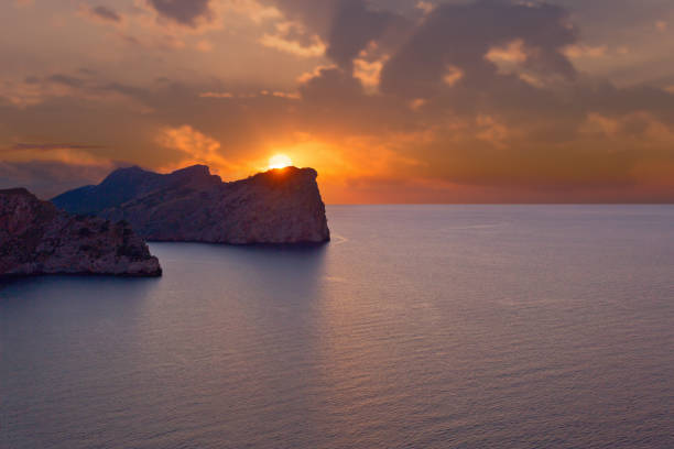 Panoramic view of Cap Formentor,  Mallorca, Balearic Islands, Spain