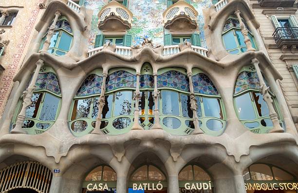 View from Gaudi House in Barcelona