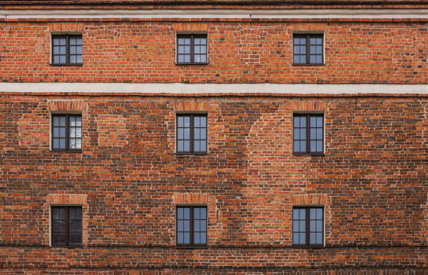 istock Detail of the building facade with windows 2205114087
