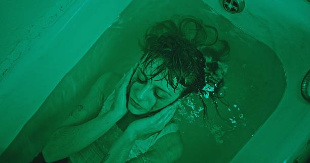 istock An Eerie Bath Scene that Captures a Disturbing Atmosphere and Provokes Deep Reflection 2205116488