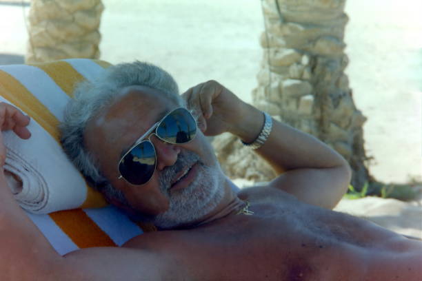 istock The nineties. Absolute relaxation at an empty beach. Red Sea, Egypt. 2205118428