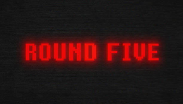 istock Illustation of round five title animation. 2205119851