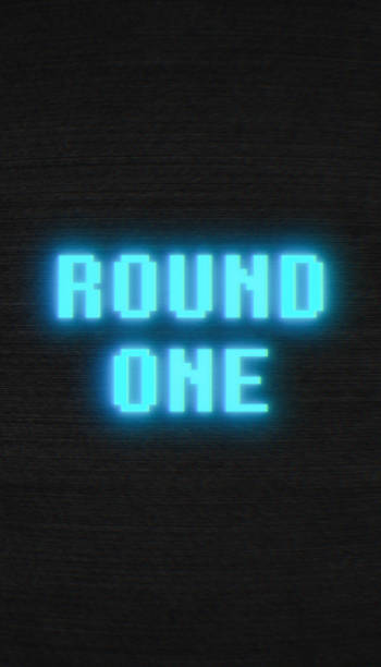 istock Vertical illustation of round one title animation. 2205120018