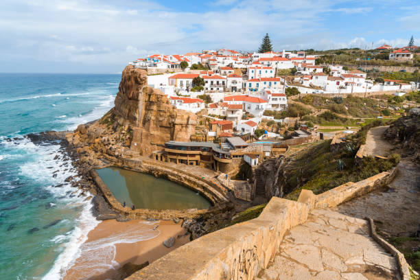 istock Azenhas do Mar enchants with its dramatic cliffs and stunning ocean views in Portugal. 2205121825